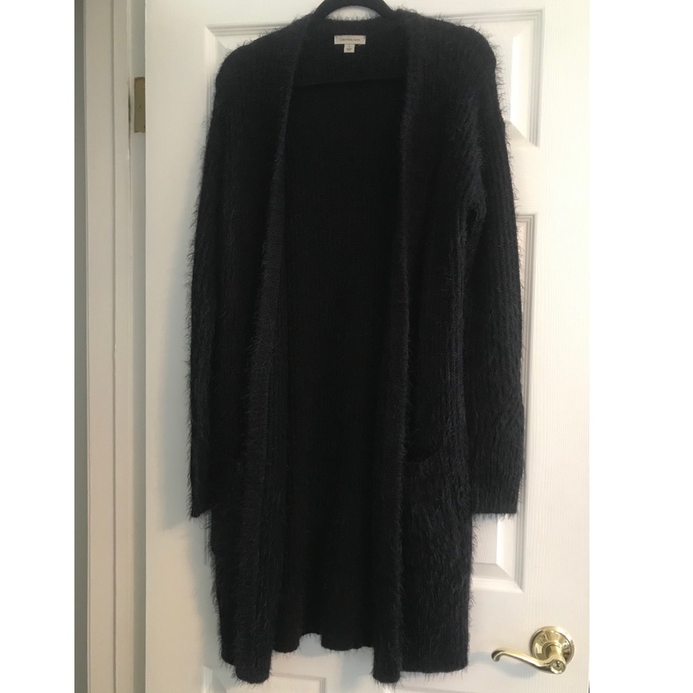 Calvin Klein Jeans Fuzzy Ribbed Cardigan